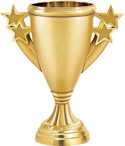 Personalized Gold Cup Trophy with Custom Engraving - Customizable Recognition Award for Sports, Corporate Events, and Tournaments