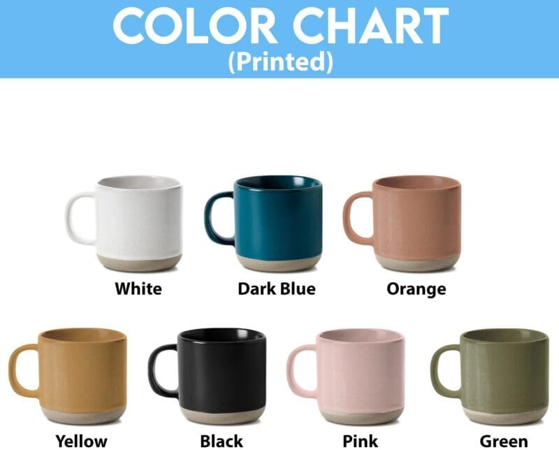 Personalized Photo Pottery Mug Custom Picture Coffee Cup Grandpa from Daughter Son Rustic Customized Drinkware for Fathers Day Birthday