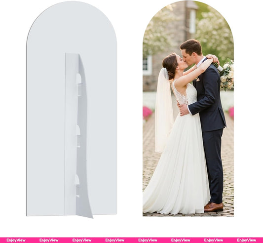 Custom Arch Backdrop with Stand, Personalized Freestanding Cutout Standee, Weather Resistant Background Board for Birthday Party, Wedding, Graduation & Event Decor