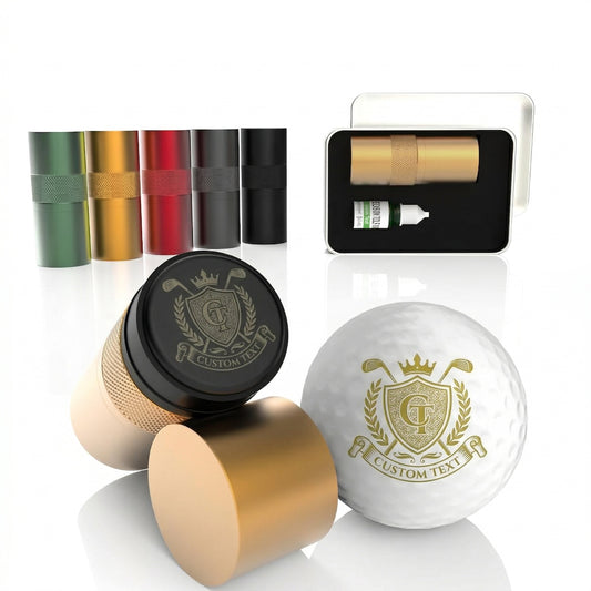Personalized Golf Ball Stamp Custom Marker with Logo Quick Dry Smudge-Proof Ink Golf Accessories Gifts for Men Golfers